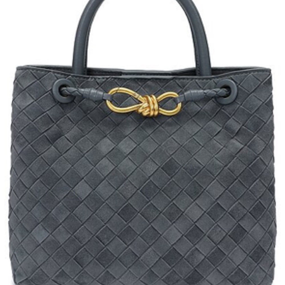 Grey suede bag NEVER USED